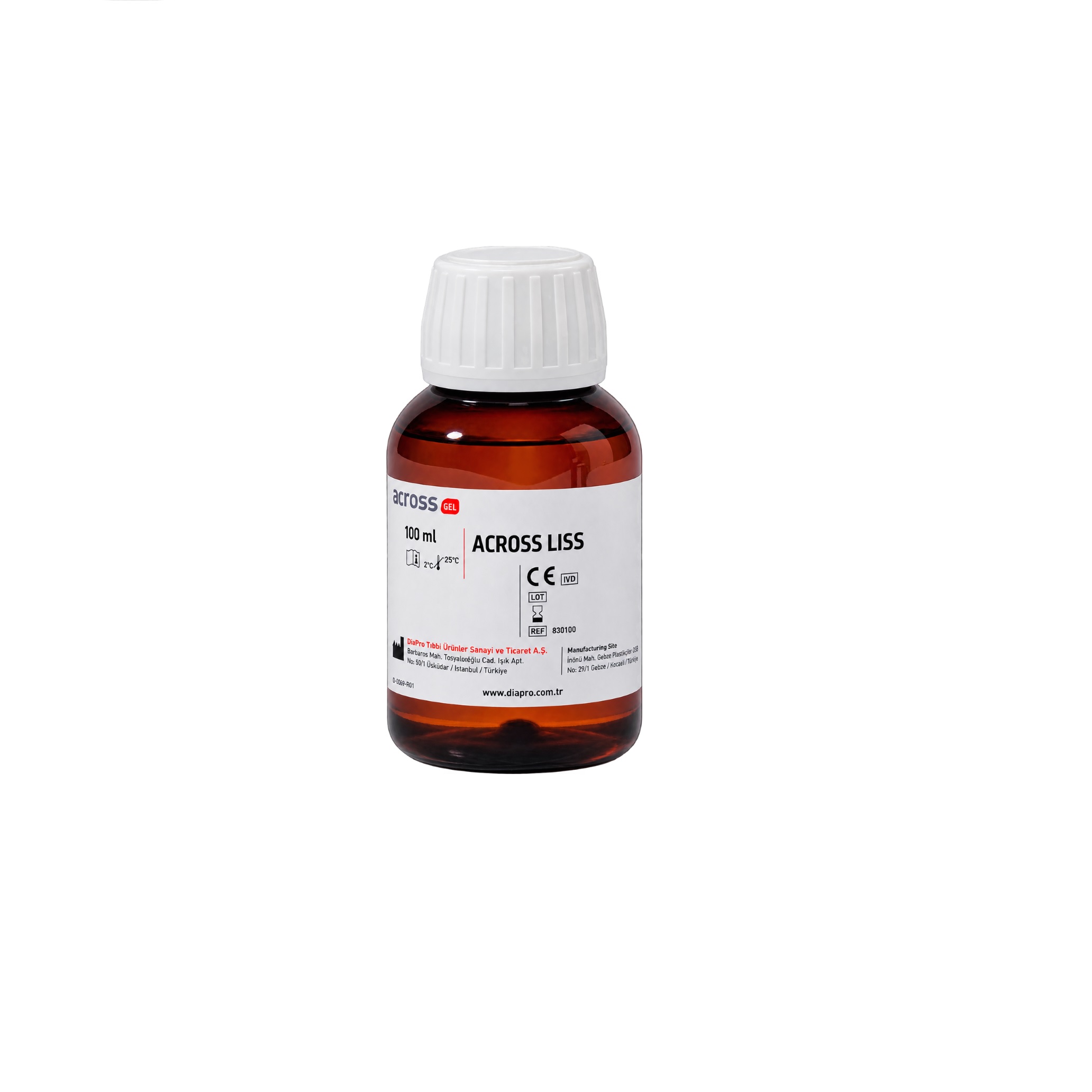 Across-Gel-Liss-100-Ml محلول های آگزیلاری - Image 1